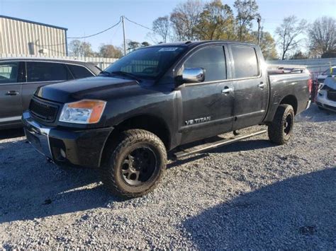 2014 Nissan Titan S For Sale Nc Gastonia Wed Jan 17 2024 Used And Repairable Salvage