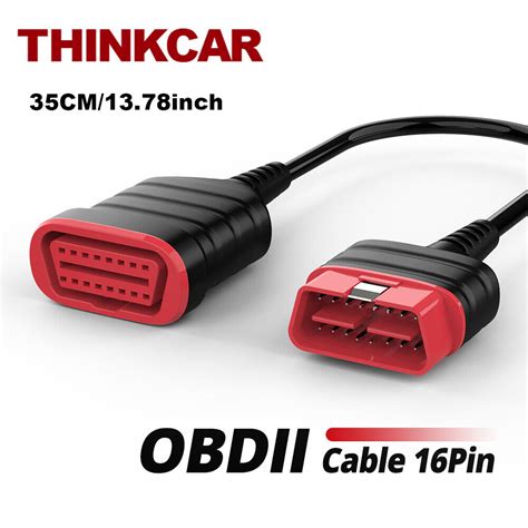 Thinkdiag Obd2 Extension Cable 16 Pin Male To Female Obd2 Automotive Adapter New Ebay