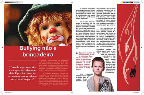 Diagrama O De Reportagem Sobre Bullying