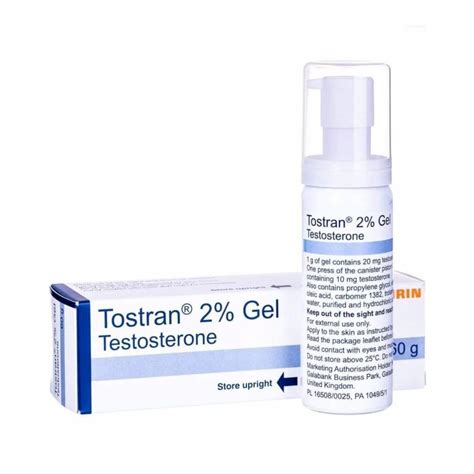 Buy Tostran Gel Testosterone Gel G Dock Pharmacy