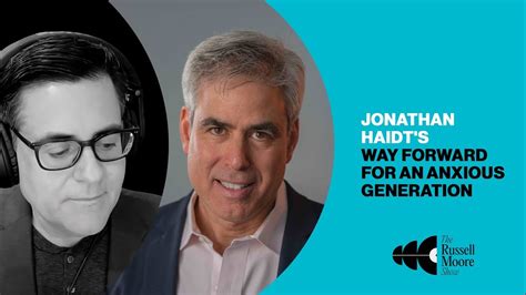 Jonathan Haidt S Way Forward For An Anxious Generation Youtube