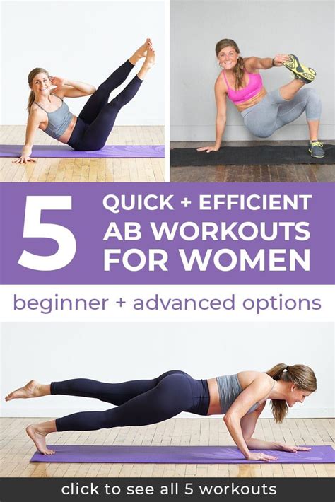 The 5 Best Ab Workouts for Women | Nourish Move Love | Beginner ab ...