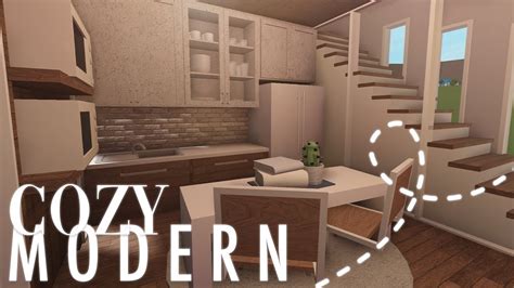 Bloxburg Cozy Modern Loft House Build Youtube