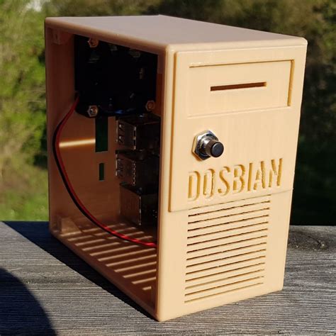 Stl File Retro Raspberry Pi 4 Dos Pc Tower Case 🖥️ ・3d Printing Idea To Download・cults