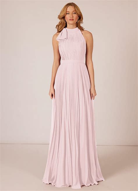 Blushing Pink Azazie Cailyn Bridesmaid Dresses Azazie