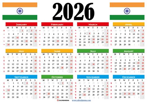 india  calendar  holidays
