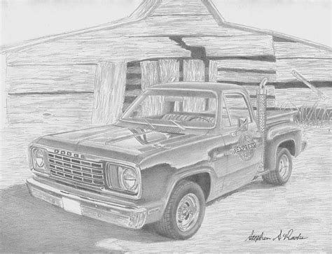 Dodge Truck Sketch at PaintingValley.com | Explore collection of Dodge Truck Sketch