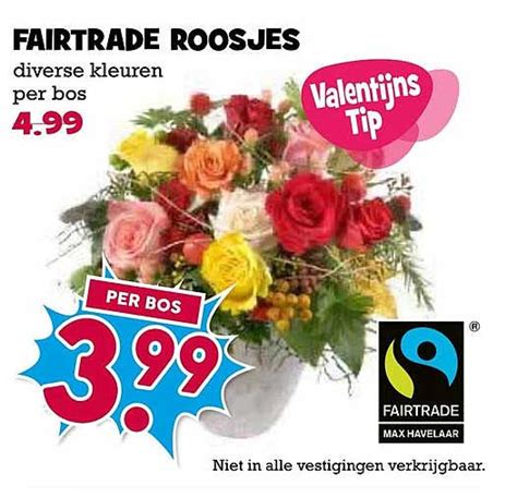 Fairtrade Roosjes Aanbieding Bij Boon S Markt Folders Nl