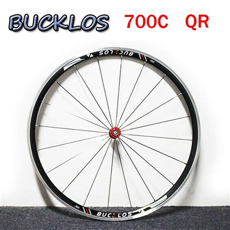 BUCKLOS Bicycle Wheelset 700c Double Aluminum QR Road Wheel Fit 7 11s