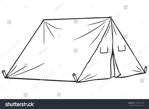 177 Camping Tent Black White Clipart Royalty-Free Photos and Stock ...