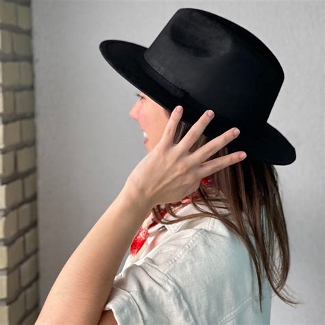 Waterproof Fedora Hat Women Suede Fedora Hat Waterproof Fedora Vegan Suede Unisex Hat Winter Hat