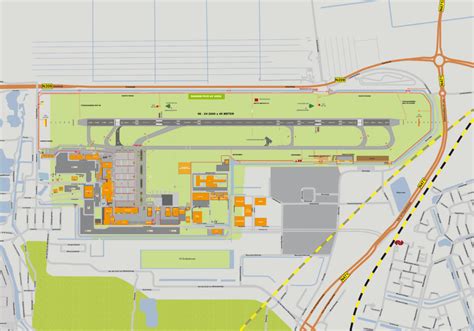 www.rotterdamtransport.com - Airfreight - Map Rotterdam/The Hague Airport