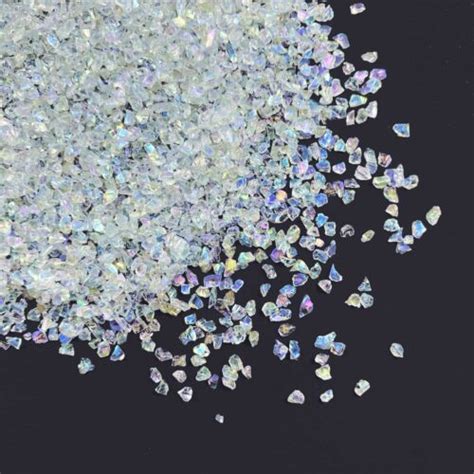 Crushed Glass Irregular Metallic Chips 100g Sprinkles Chunky Glitter For Nail Ebay