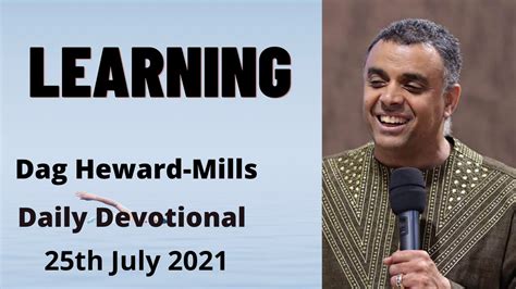 Learning Dag Heward Mills Daily Devotional Daily Counsel Read Your