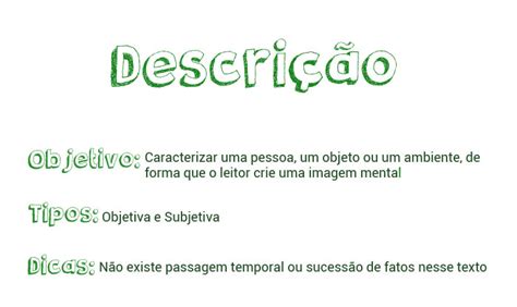 O Que É Uma Descrição - Stoodi | Tipos de redação no vestibular: saiba tudo sobre descrição