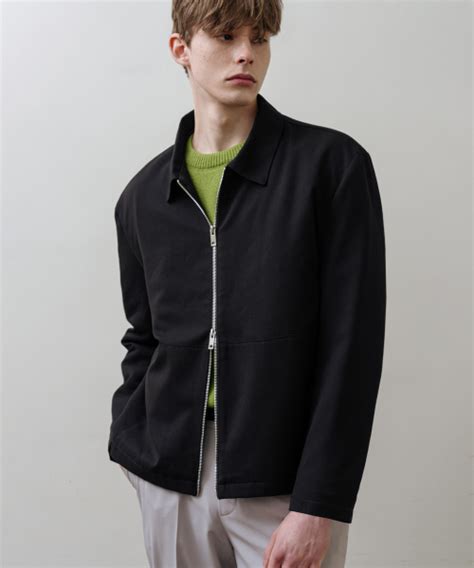 Musinsa Lemain Second Minimal Overfit Two Way Jacket Black