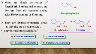 3- Non-Heterocyclic Alkaloids Protoalkaloids 1.pptx