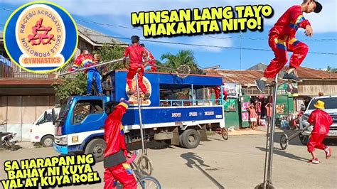 Acrobatics Parade Sa Harapan Ng Bahay Ni Kuya Val Malalag Davao Del