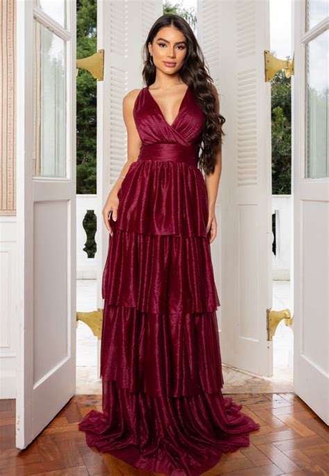 Vestido Marsala Para Madrinhas Tend Ncias De Tecidos