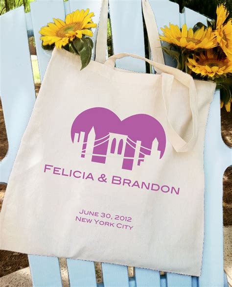 Custom Wedding Totes Custom Bags Tote Bag Wedding Tote