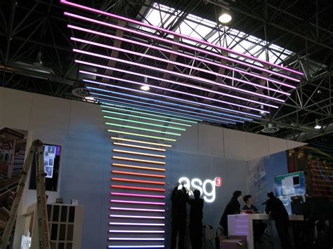 Exhibition Stand RGB Lighting installation