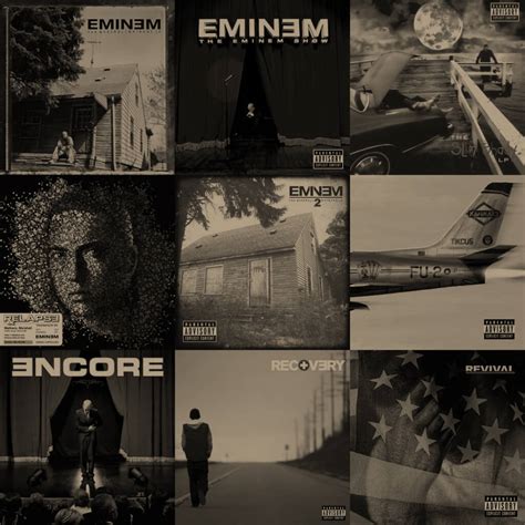 Eminem Albums In Order List