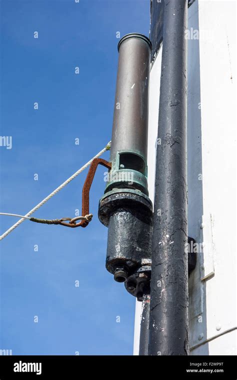 Low Pitched Plain Steam Whistle Ships Horn Of Vessel Stock Photo Alamy