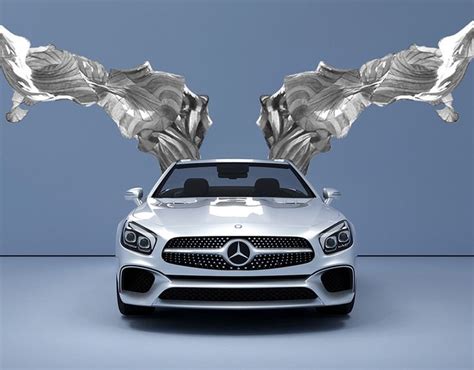 Mercedes Benz Slc Dream Car Display Design 12 2016 On Behance Dream