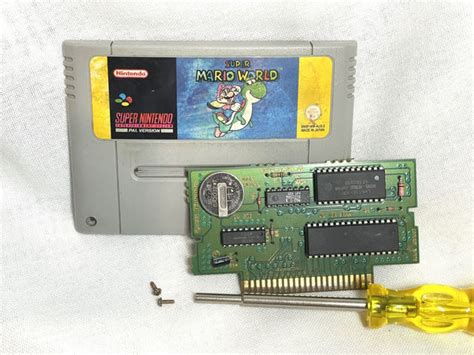 Super Nintendo Cartridge Battery Replacement Guide And Snes Cart Battery