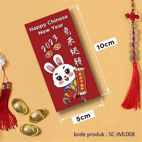 Jual Stiker Imlek Label Angpao Kado Bingkisan Hampers Tahun Baru