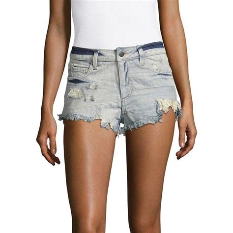 Hidden Jeans Distressed Five Pocket Shorts 40 Liked On Polyvore