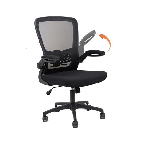 KLASIKA Desk Chairs with Wheels, Ergonomic Mesh Office Chair Adjustable ...