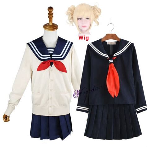 My Hero Academia Himiko Toga Cosplay Halloween Costume Anime Boku No