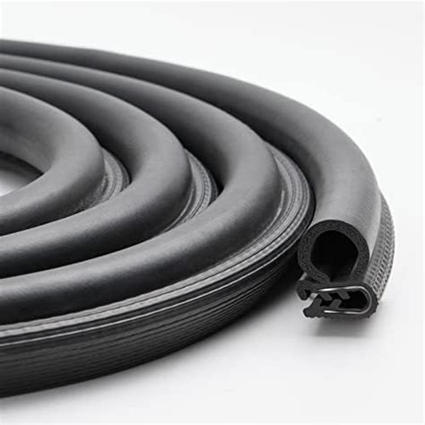 Automotive Weather Stripping Car Door Rubber Seal With Side Bulb For Cars Boats