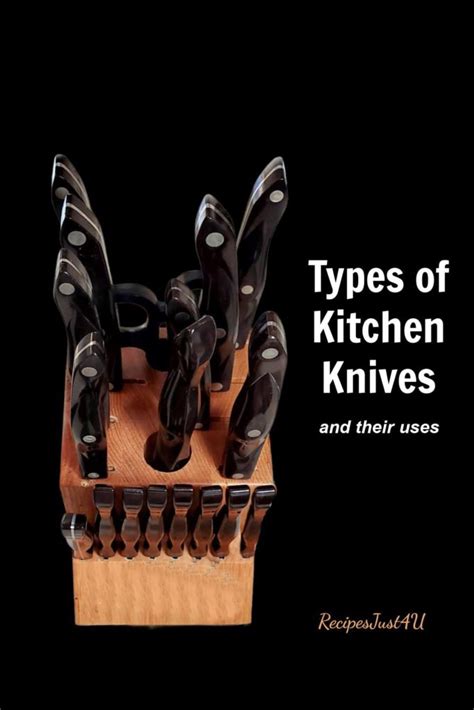 Types of Knives and Their Uses - Guide to Kitchen Knives