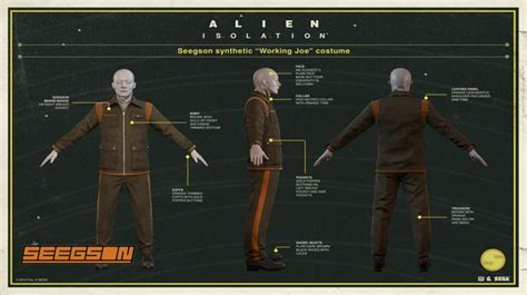 Seegson Synthetic Working Joe Alien Isolation Alien Aliens Movie