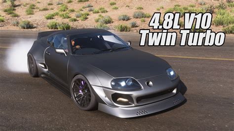 Forza Horizon 5 Toyota Supra Mk4 48l V10 Gameplay Youtube