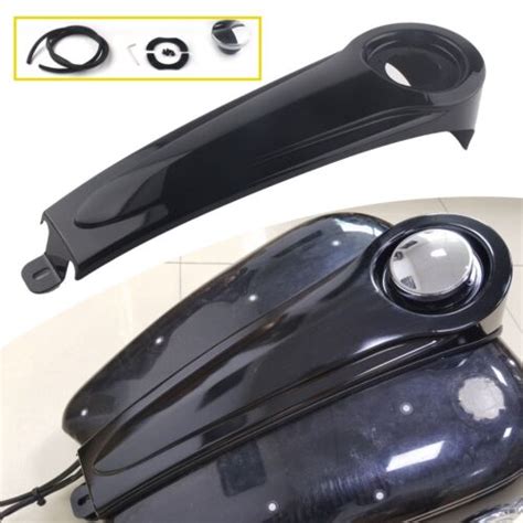 Stretched Dash Panel Fuel Gas Tank Cap Cover For Harley Street Road