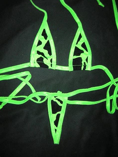 Exotic Dancewear Cow Print Extreme Micro Bikini Stripper Exoticwear Etsy