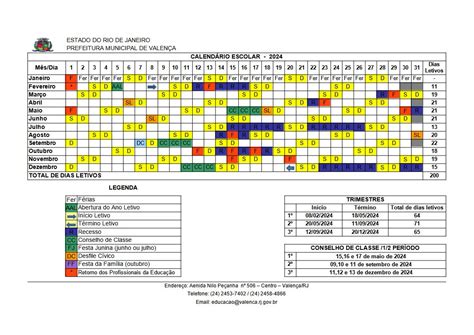 Calendário Escolar Municipal para 2024 Prefeitura Municipal de