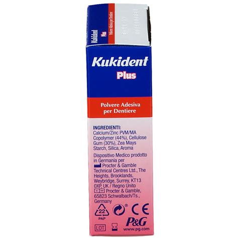 Kukident Plus Polvere Adesiva Per Protesi Dentali G Redcare