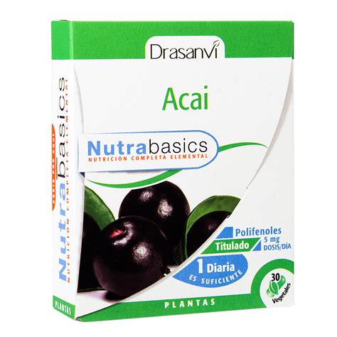 Acai 30 cápsulas Nutrabasicos Drasanvi Francia