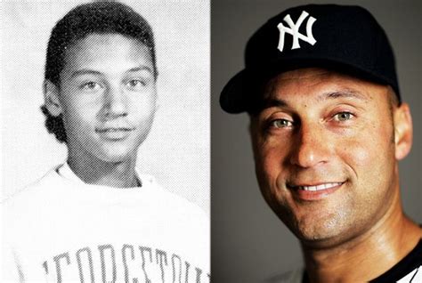 Derek Jeter in High School in 1990... and Derek Jeter in 2012 | Derek ...