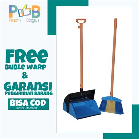 Sapu Sekrop Serok Sampah Pengki Vivian Dustpan Set Lion Star Dp