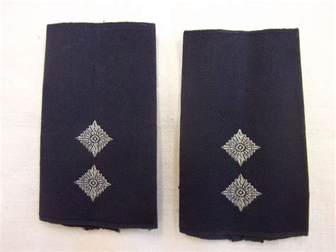 Rangschlaufen Oberleutnant Weiss In Blau Stephan Militaria