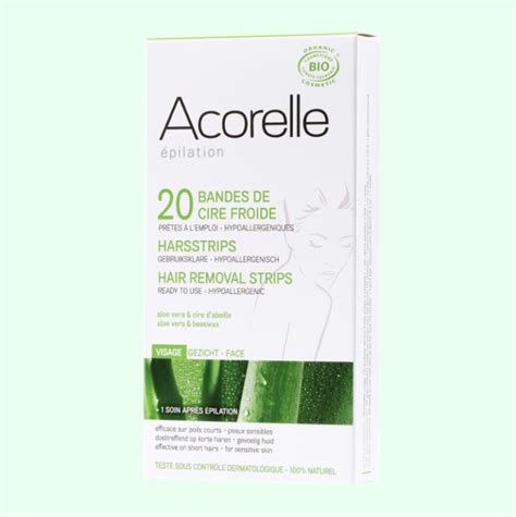 Bandes De Cire Froide BIO Visage X20 ACORELLE L Atelier