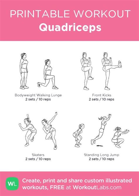 Quad Strengthening Exercises Handout