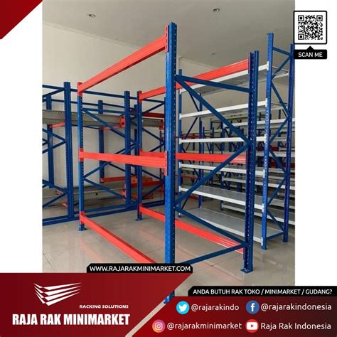 Rak Pallet Gudang Heavy Duty Tipe Rr 2000 Kapasitas 2 Ton Level