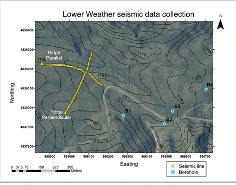 Figure From Seismic Refraction And Electrical Resistivity Tests For