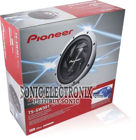 Pioneer Ts Sw Single Ohm Shallow Mount Sub